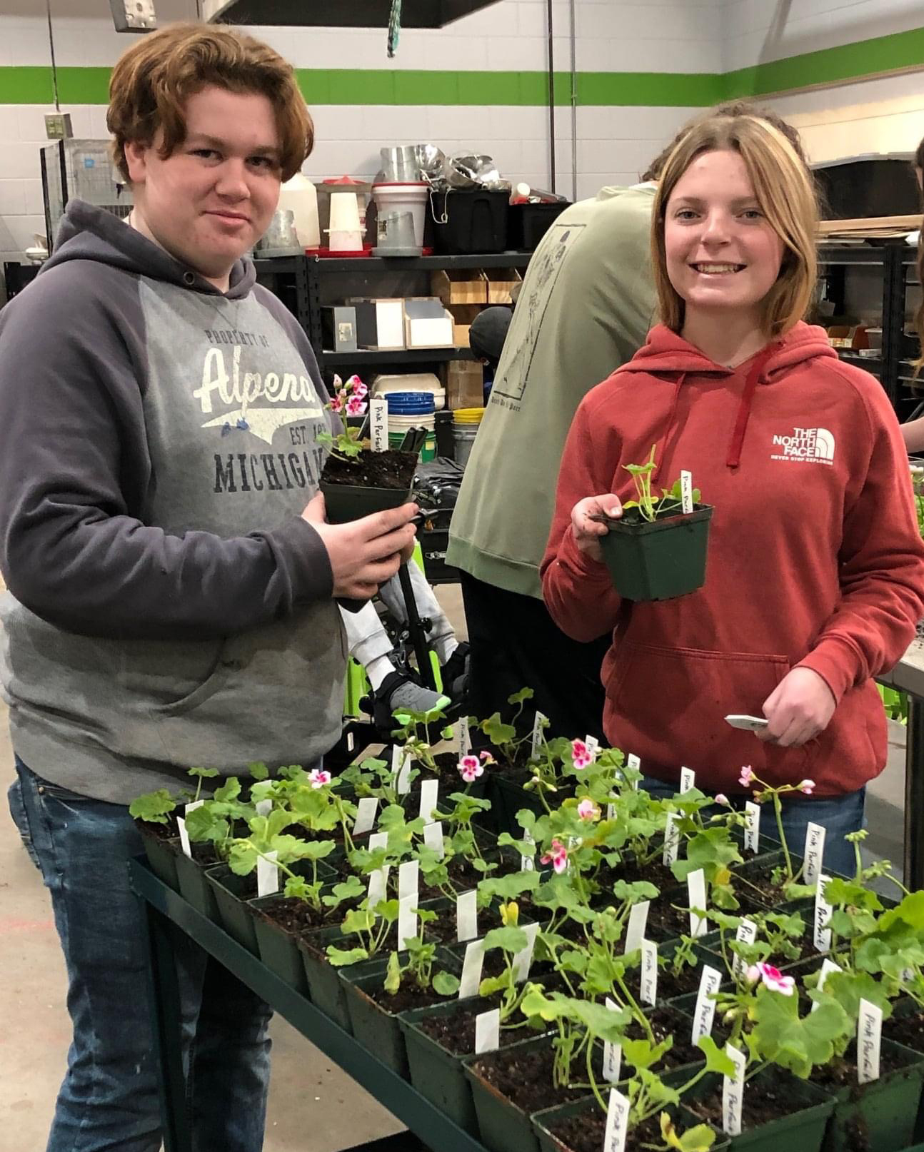 Students Planting